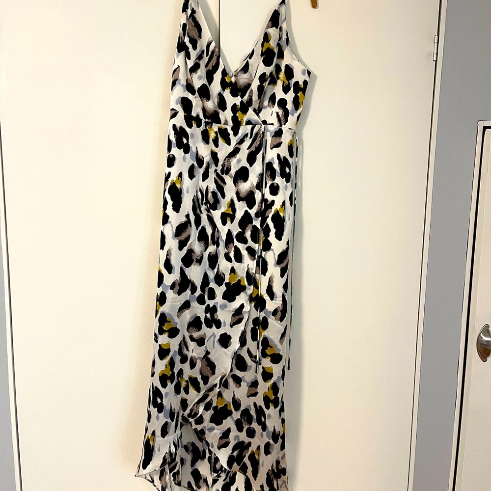 Leopard Aqua Dress